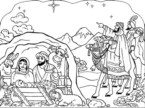 Free Printable Nativity Coloring Pages for Kids   Best ...