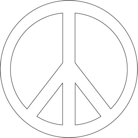Free Printable Peace Sign Coloring Pages >> Disney ...