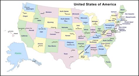 Free Printable Us Maps With States And Capitals   www ...