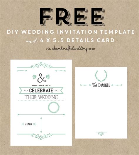 Free Rustic Wedding Invitation Templates | Best Template ...