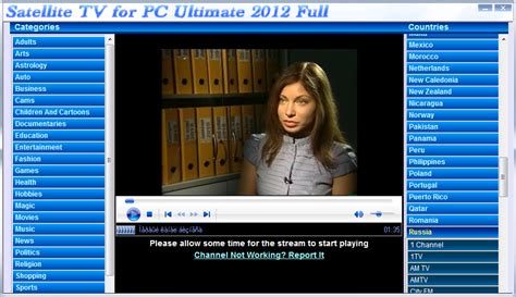 FREE SOFTWARE SATELITE TV FOR PC ULTIMATE 2012 FULL ...