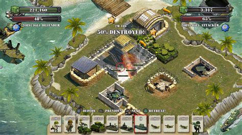 Free to play action strategy game Battle Islands marches ...