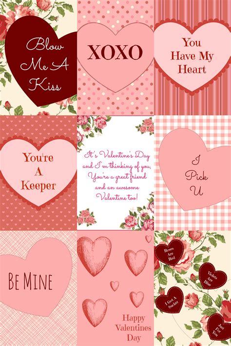 Free Valentine s Day Card Printables