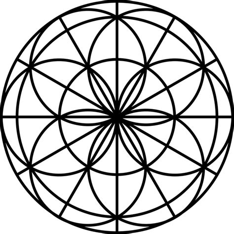 Free vector graphic: Flower Of Life, Sacred Geometry ...
