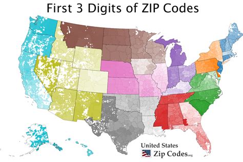 Free ZIP code map, zip code lookup, and zip code list