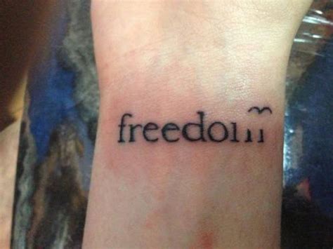 freedom tattoo on Tumblr