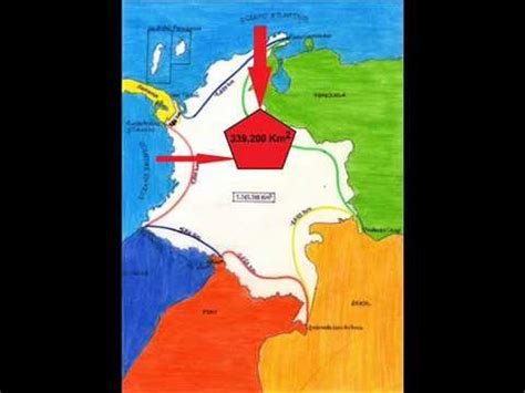 fronteras extension territorial de colombia   YouTube