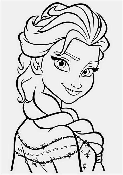 Frozen Elsa Anna Coloring Page | Coloring Pages ...