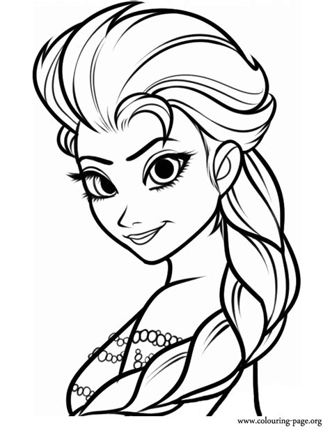Frozen: Imágenes de Elsa para colorear, para Imprimir ...