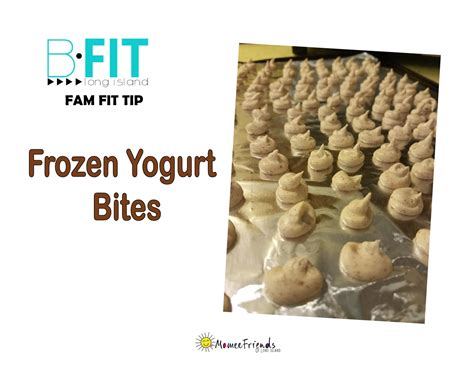 Frozen Yogurt Bites | momeefriendsli