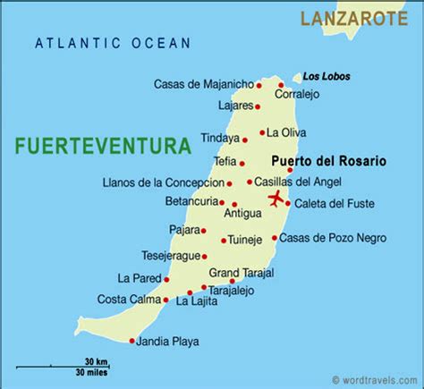 Fuerteventura  Islas Canarias  Información y mapa