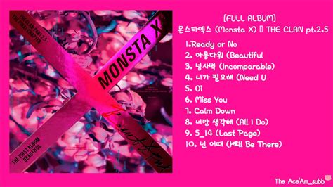 [FULL ALBUM] 몬스타엑스  Monsta X  – THE CLAN pt.2.5 `BEAUTIFUL ...