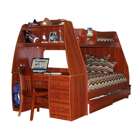 Full Loft Bed With Desk Kids Bunk Beds Loft Beds For Sale ...