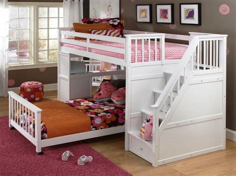 Full Over Futon Bunk Bed With Stairs