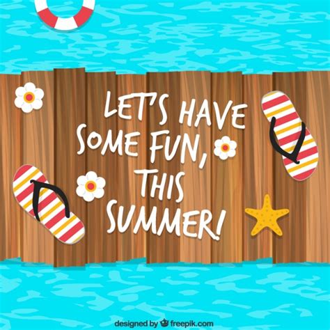 Funny summer background Vector | Free Download