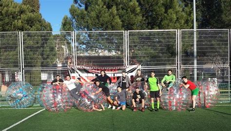 Fútbol Burbuja en Madrid • Un buen día en Madrid