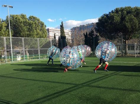 Fútbol Burbuja en Madrid • Un buen día en Madrid