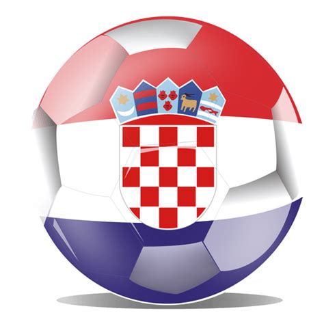 fútbol de bandera de Croacia   Descargar PNG/SVG transparente