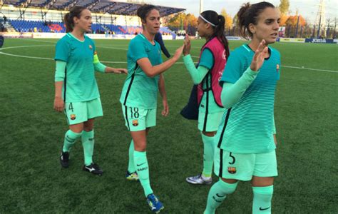 Fútbol Femenino: El Barça  sentencia  la eliminatoria ...