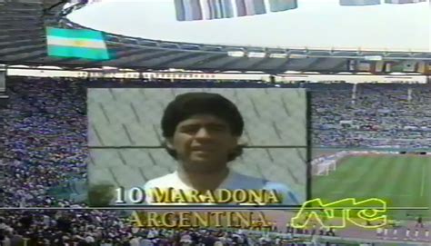 FUTBOL   Mundial Italia 1990 Final: Argentina   Alemania ...