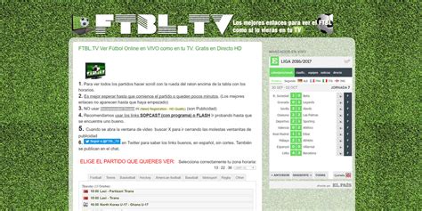 ¡FÚTBOL Online GRATIS! 25 Páginas de Fútbol En directo ...