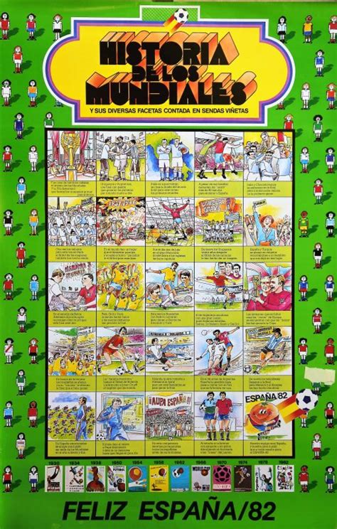 Fútbol – “Historia de los Mundiales” cartel editado con ...