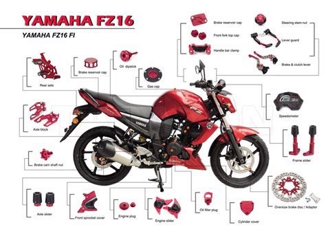Fz16 Piezas Y Accesorios Para Moto Yamaha Calle   Buy ...