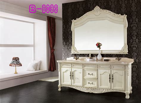 gabinete blanco antiguo baño mueble de baño / de lujo ...