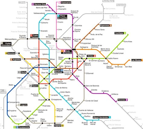 Galería de Planos | Metro de Madrid