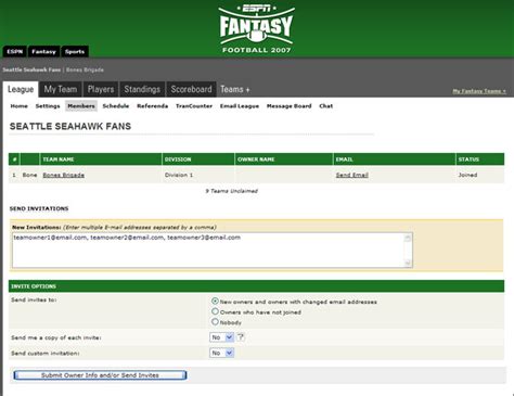Gallery: Espn Fantasy Football Sign In Home Page ...