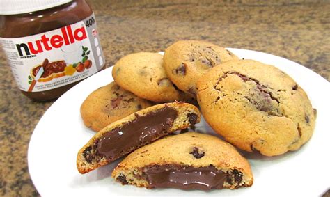 Galletas Chocolate Chip Cookies con Nutella   YouTube