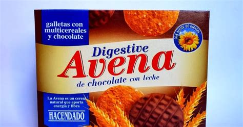 Galletas digestive avena con chocolate HACENDADO ::: El ...