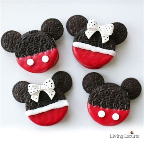 Galletas fáciles de Mickey y Minnie ¡sin cocinar!   Pequeocio