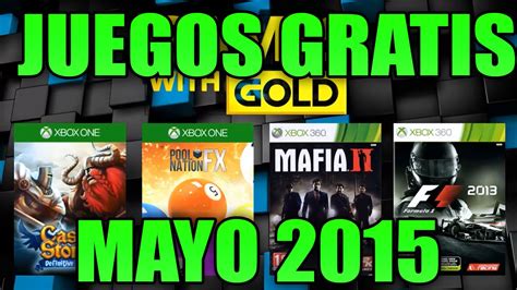 GAMES WITH GOLD MAYO 2015   Juegos Gratis para XBOX 360 y ...