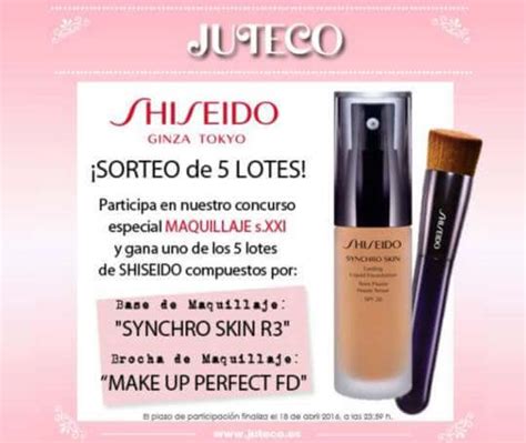 Gana un lote de Shiseido genial con Juteco – Regalos y ...