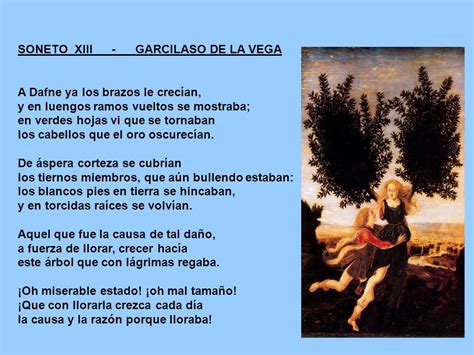 GARCILASO DE LA VEGA     Análisis del soneto XIII “ A ...