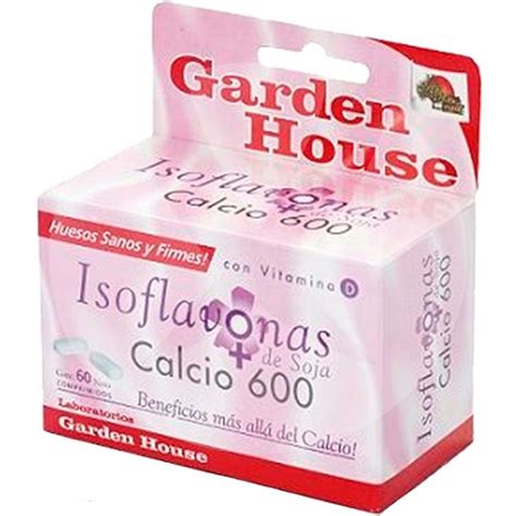 Garden house isoflavonas de soja + calcio 600 x 60 ...