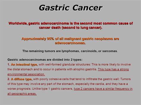 Gastric Cancer.   ppt video online download