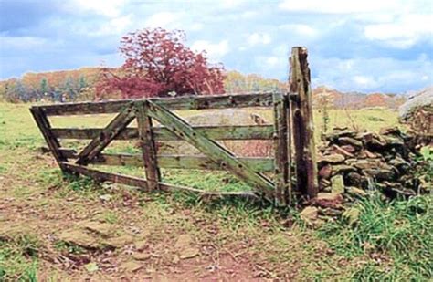 Gate at the Triangular Field  Gettysburg National Military ...