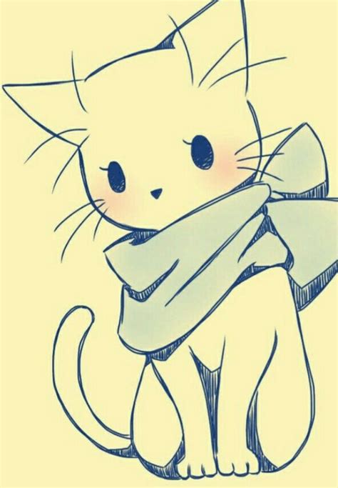 Gato kawaii | Drawings | Pinterest | Fotos kawaii, Gato y ...