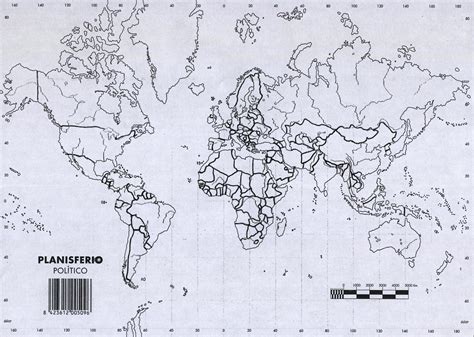 Geografía Alarcos 3ºA: Mapa mundi político mudo para ...