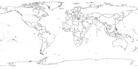 Geoprofessora: Mapa Mundi Mudo