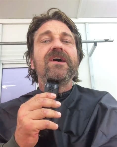 Gerard Butler Gets Depressed Shaving His Beard For First ...