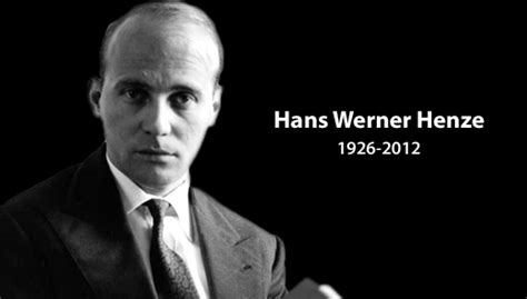 German Composer Hans Werner Henze Dies at 86