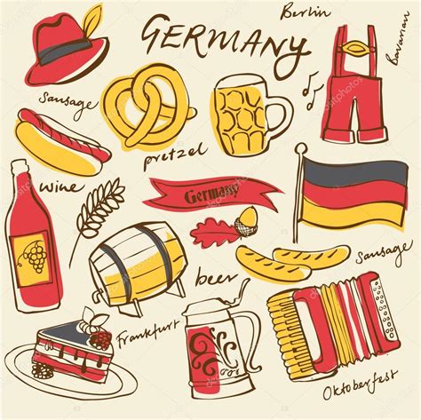 Germany icons pattern — Stock Vector © OMW #64252447