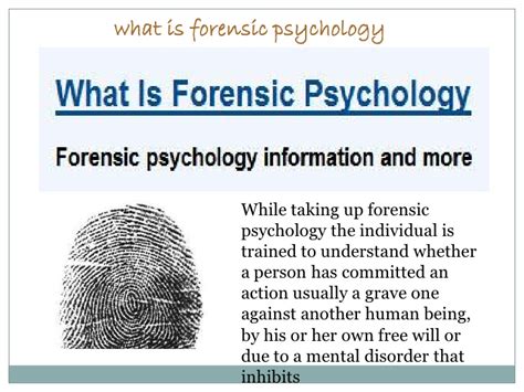 Getting Knowledge on What Is Forensic Psychology?