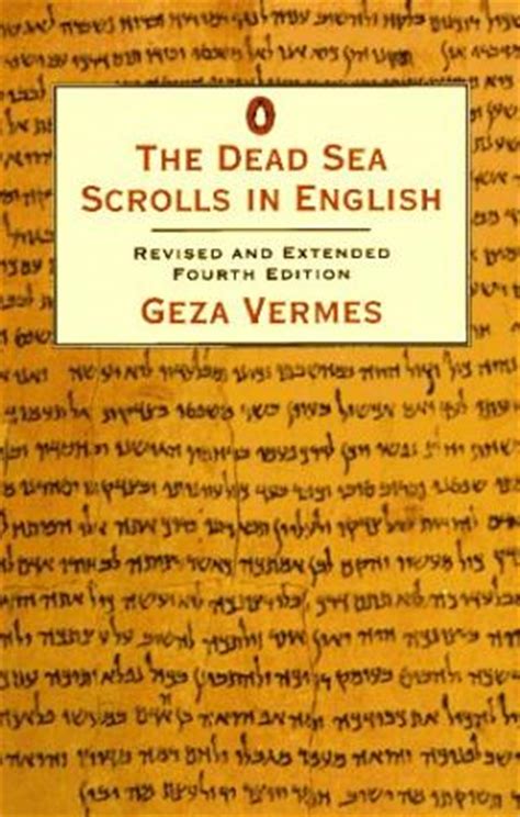 Geza Vermes : The Dead Sea Scrolls in English   Carmelite ...