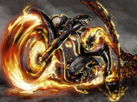 Ghost Rider 2 color by Fpeniche on DeviantArt