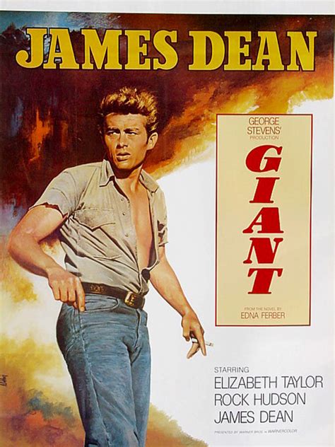 Giant  1956 •James Dean•Elizabeth Taylor•Hudson•Vintage ...