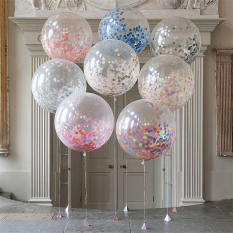 giant confetti filled balloon by bubblegum balloons ...